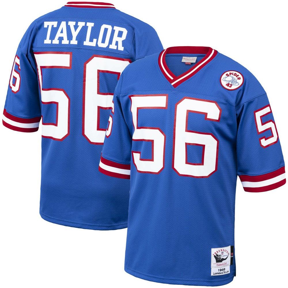 Lawrence Taylor New York Giants 1986 Authentic Throwback Retired Player Jersey Royal | Mitchell & Ness