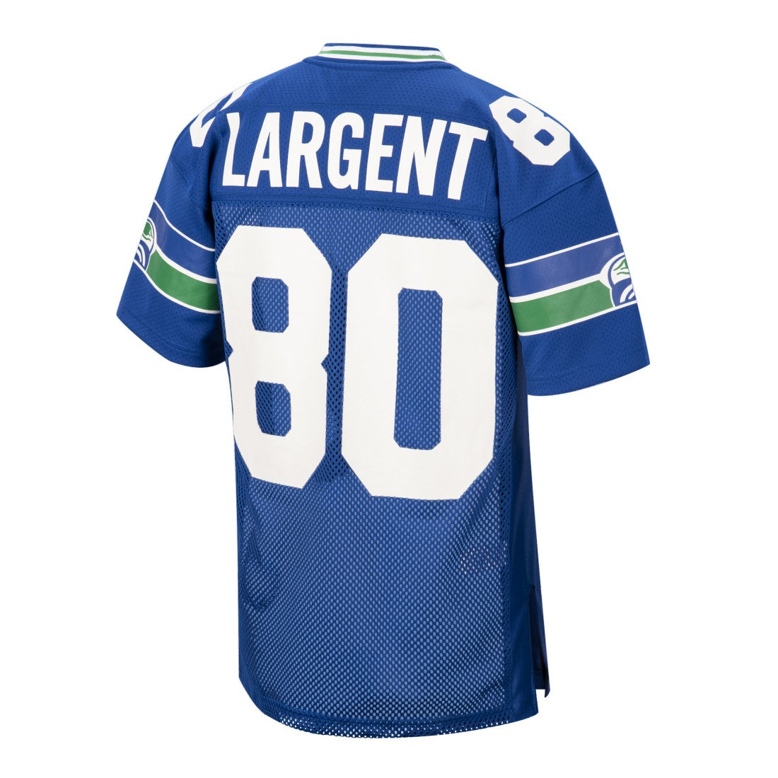 Steve Largent Seattle Seahawks 1985 Authentic Throwback Retired Player Jersey Royal | Mitchell & Ness