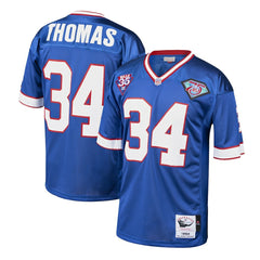 Thurman Thomas Buffalo Bills 1985 Authentic Throwback Retired Player Jersey Royal | Mitchell & Ness
