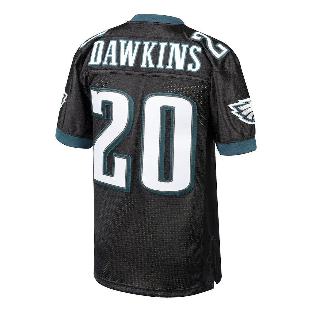 Brian Dawkins Philadelphia Eagles 2003 Authentic Throwback Retired Player Jersey Black | Mitchell & Ness