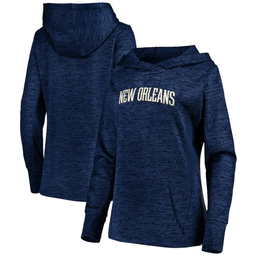 New Orleans Pelicans Women's Showtime Done Better Pullover Hoodie Navy - NBA