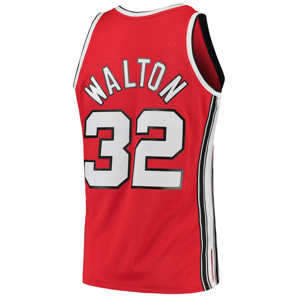 Bill Walton Portland Trail Blazers 1976/77 Hardwood Classics Swingman Jersey Red - NBA