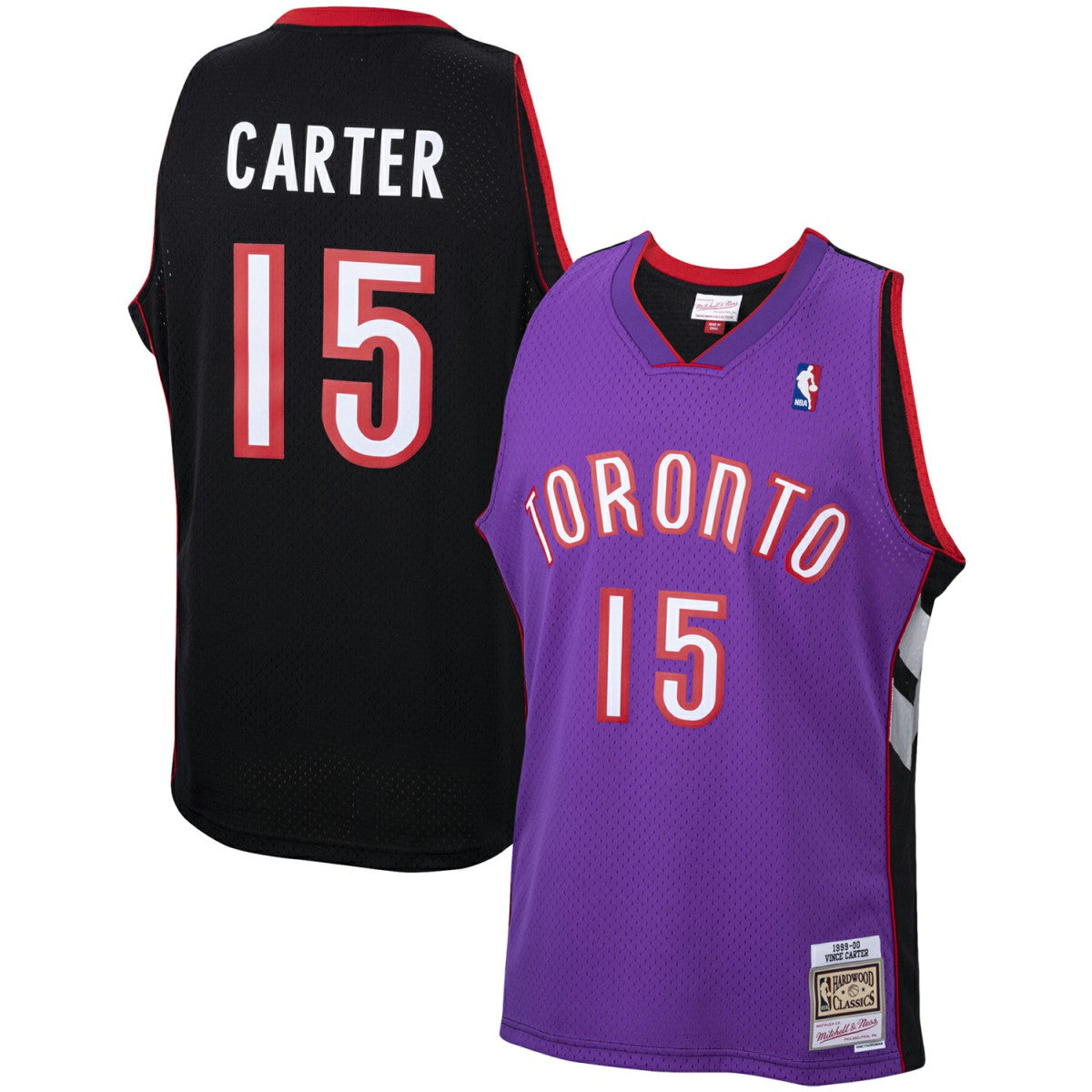 Vince Carter Toronto Raptors 1999/00 Hardwood Classics Swingman Jersey Purple - NBA