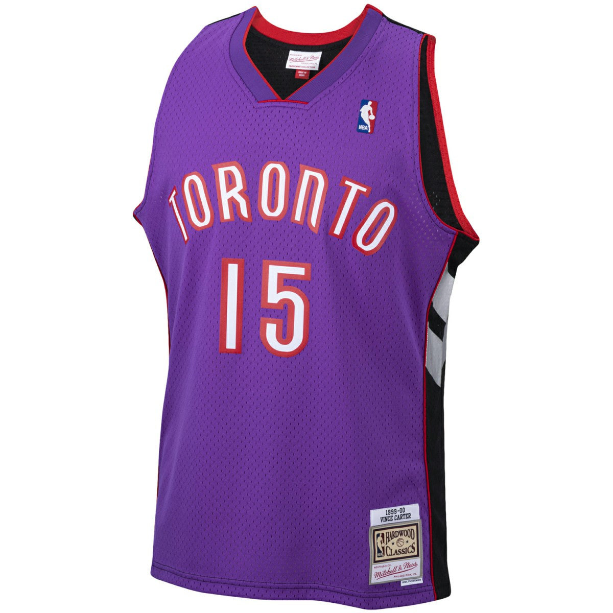 Vince Carter Toronto Raptors 1999/00 Hardwood Classics Swingman Jersey Purple - NBA