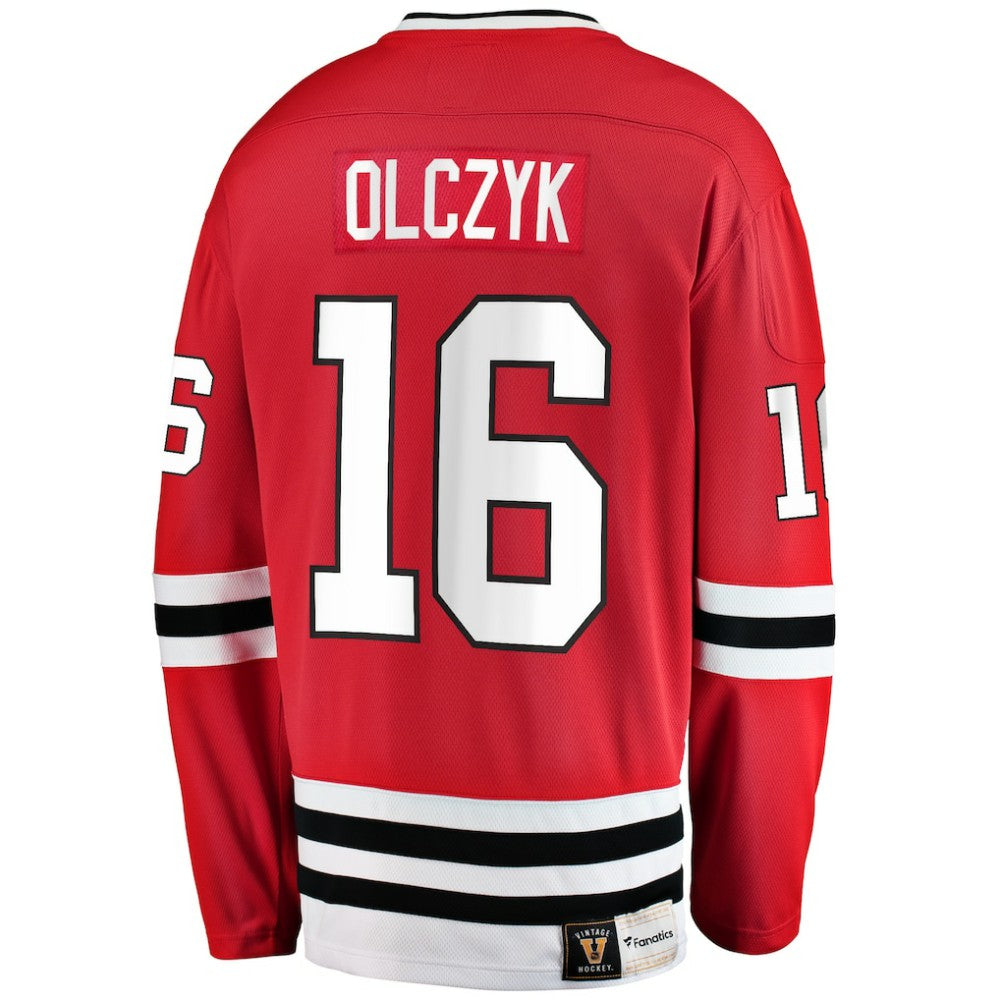 Eddie Olczyk Chicago Blackhawks Fanatics Premier Breakaway Retired Player Jersey - Red - NHL