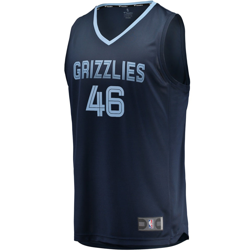 John Konchar Memphis Grizzlies Fast Break Replica Jersey Navy Icon Edition - NBA