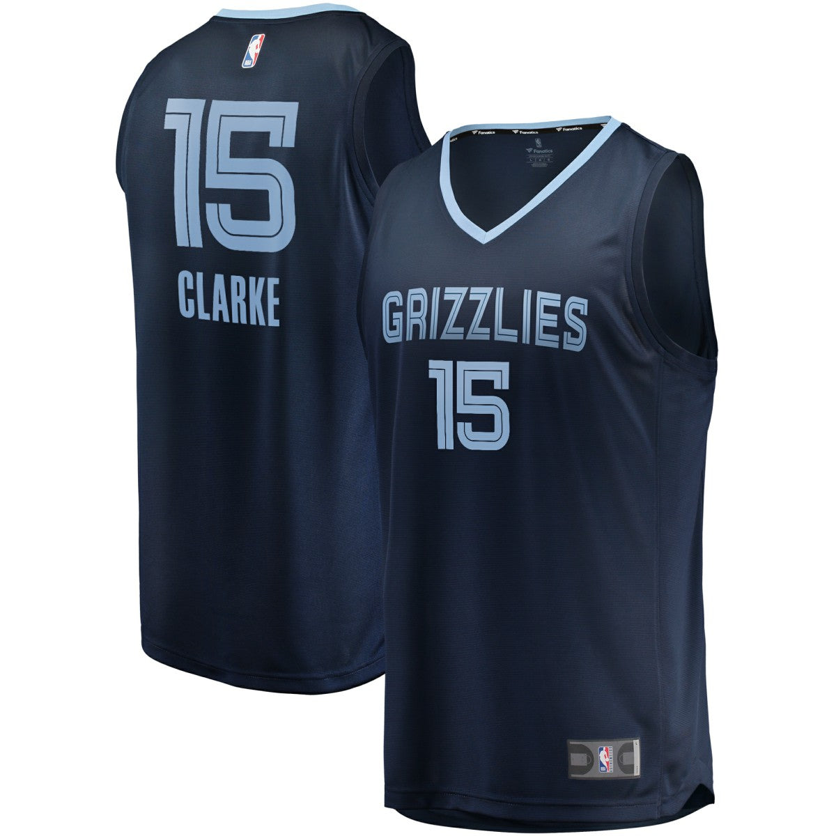 Brandon Clarke Memphis Grizzlies Fast Break Replica Jersey Navy Icon Edition - NBA
