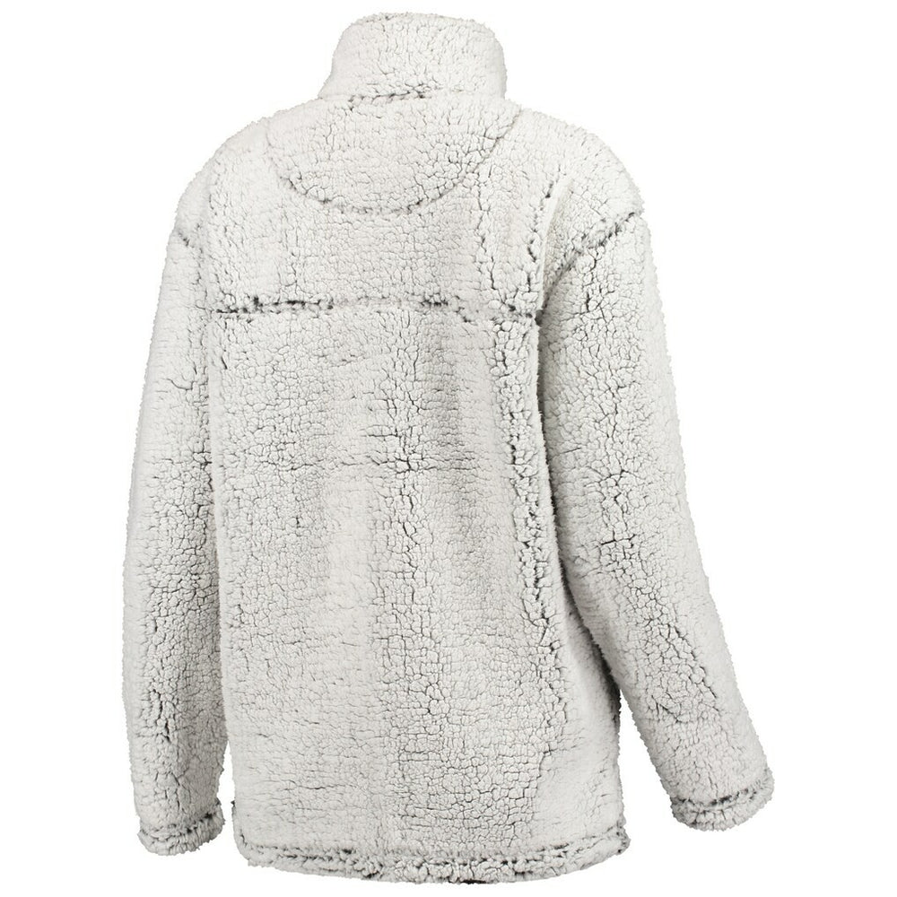 New Orleans Saints G-III 4Her by Carl Banks Women's Sherpa Quarter-Zip Pullover Jacket Gray | NFL