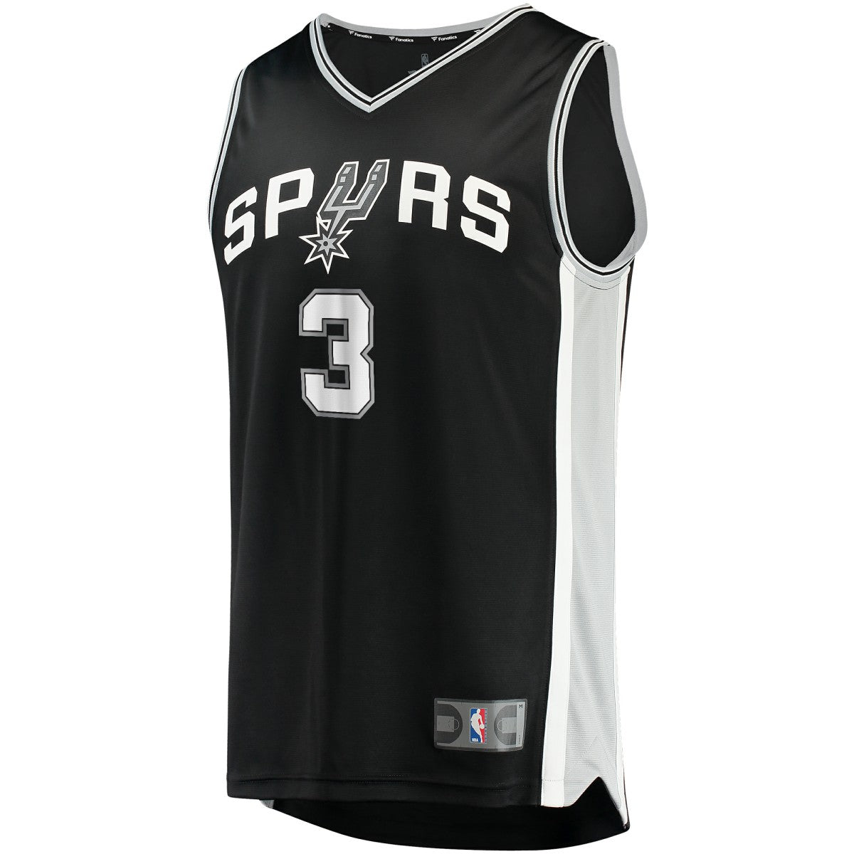 Keldon Johnson San Antonio Spurs Fast Break Replica Jersey Black Icon Edition - NBA
