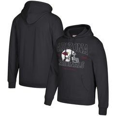 Arizona Cardinals Classic Helmet Pullover Hoodie Black | Mitchell & Ness