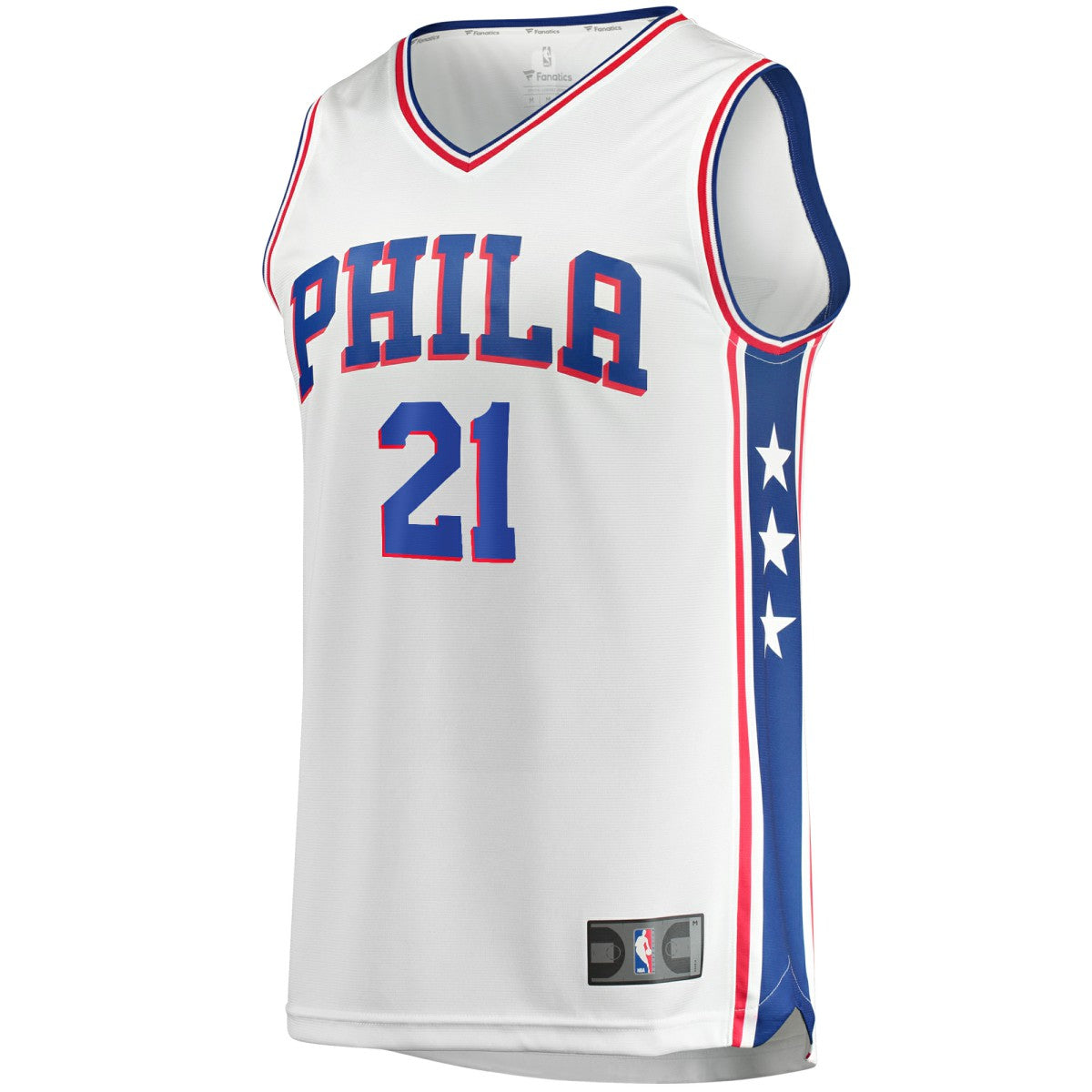 Joel Embiid Philadelphia 76ers Replica Jersey Association Edition White - NBA