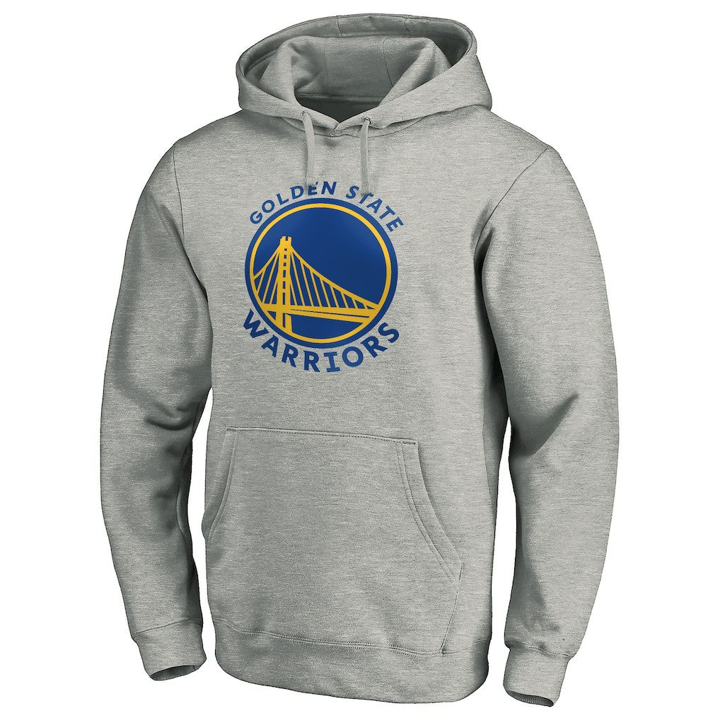 Golden State Warriors Alternate Logo Pullover Hoodie Heather Gray - NBA
