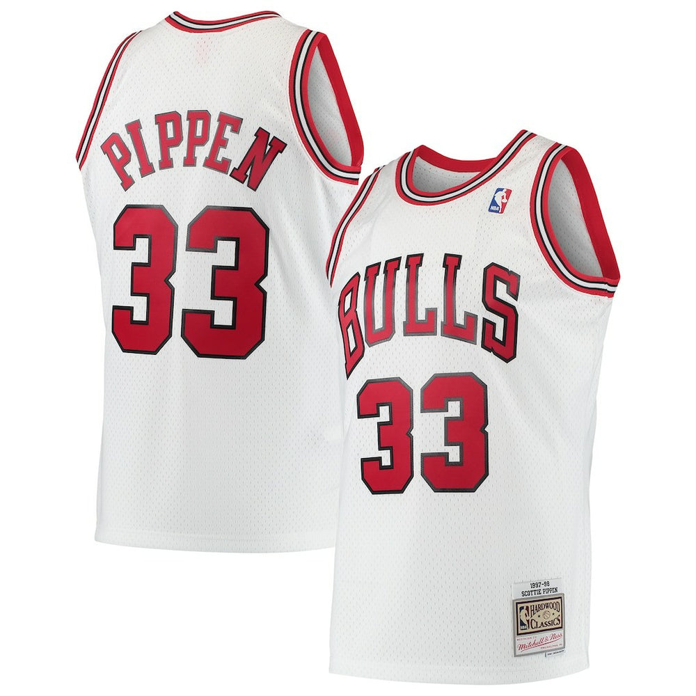 Scottie Pippen Chicago Bulls Hardwood Classics Swingman Jersey White - NBA