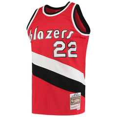 Clyde Drexler Portland Trail Blazers 1983/84 Hardwood Classics Swingman Jersey Red - NBA