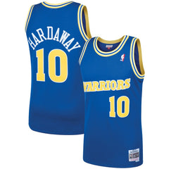 Tim Hardaway Golden State Warriors 1990/91 Hardwood Classics Swingman Jersey Royal - NBA