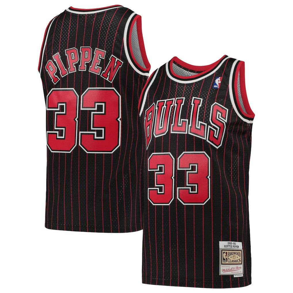 Scottie Pippen Chicago Bulls Hardwood Classics Swingman Jersey Black - NBA