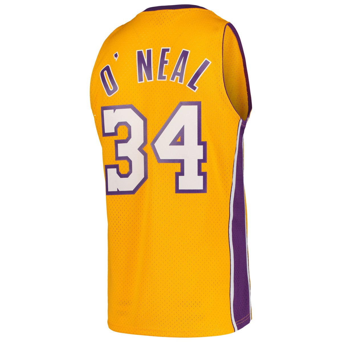Shaquille O'Neal Los Angeles Lakers Hardwood Classics Swingman Jersey Gold - NBA