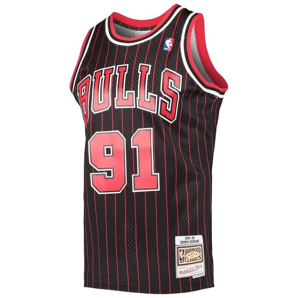 Dennis Rodman Chicago Bulls Hardwood Classics Swingman Jersey Black - NBA