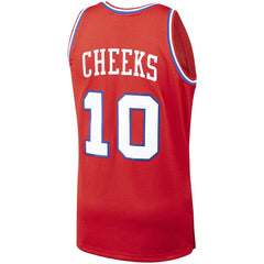 Maurice Cheeks Philadelphia 76ers Hardwood Classics Swingman Jersey Red - NBA