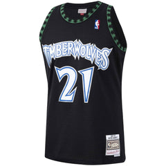 Kevin Garnett Minnesota Timberwolves Hardwood Classics Swingman Jersey Black - NBA
