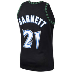 Kevin Garnett Minnesota Timberwolves Hardwood Classics Swingman Jersey Black - NBA