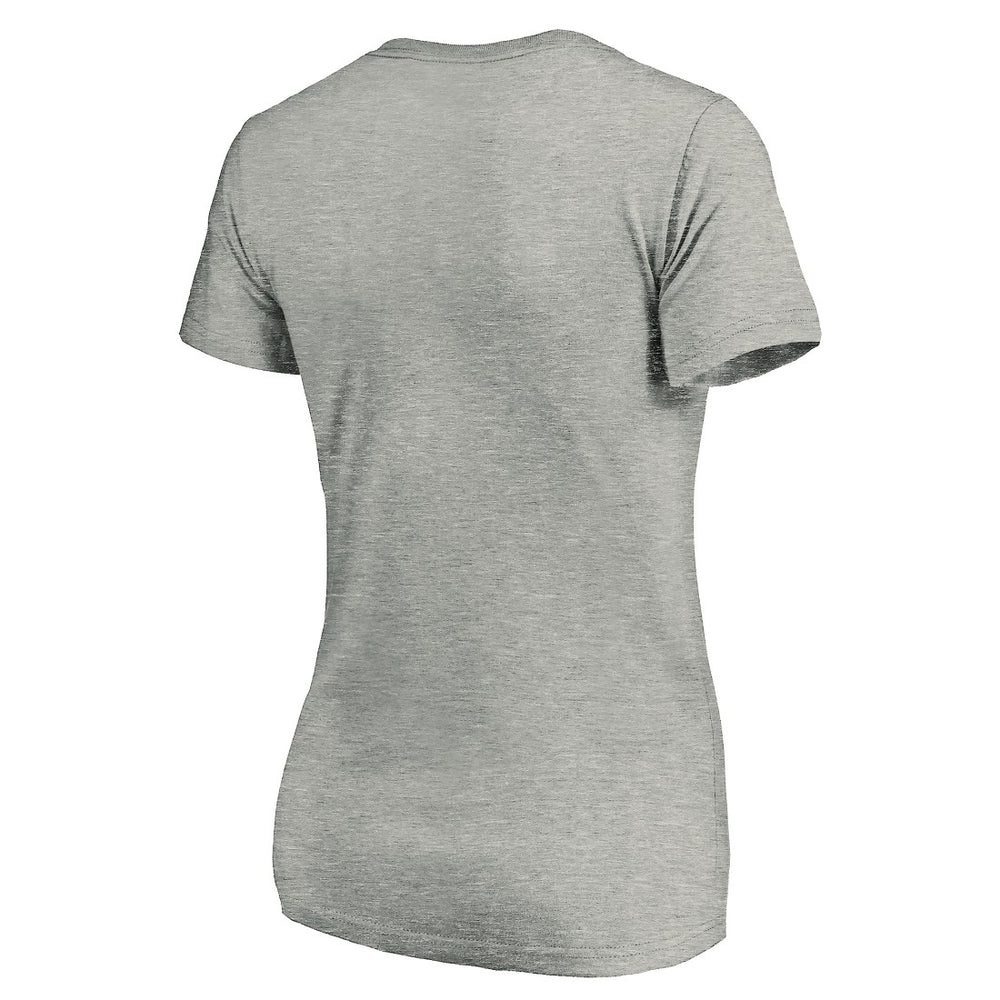 Tampa Bay Buccaneers Women's Krewe Member V-Neck T-Shirt Heather Gray | NFL