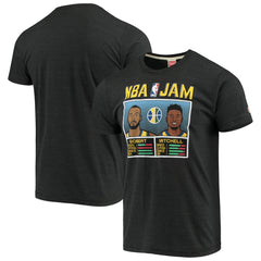 Donovan Mitchell & Rudy Gobert Utah Jazz NBA Jam T-Shirt Charcoal - NBA