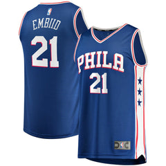 Joel Embiid Philadelphia 76ers Fast Break Replica Player Jersey Icon Edition Royal - NBA