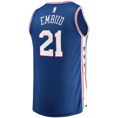 Joel Embiid Philadelphia 76ers Fast Break Replica Player Jersey Icon Edition Royal - NBA