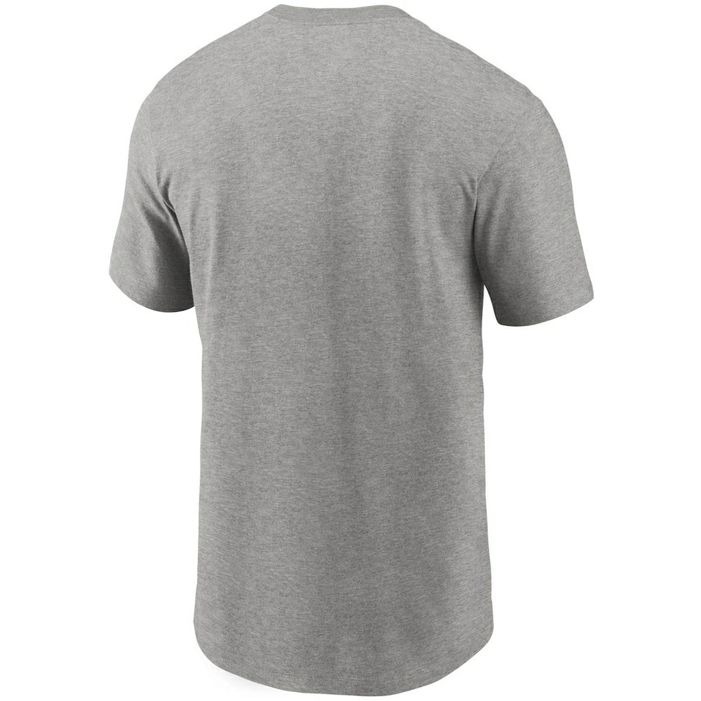 San Francisco 49ers Primetime Logo Essential T-Shirt Heather Gray | Nike for Sale