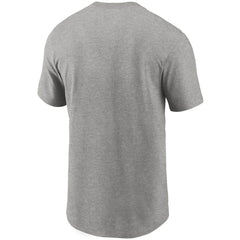 New Orleans Saints Primetime Logo Essential T-Shirt Heather Gray | Nike for Sale