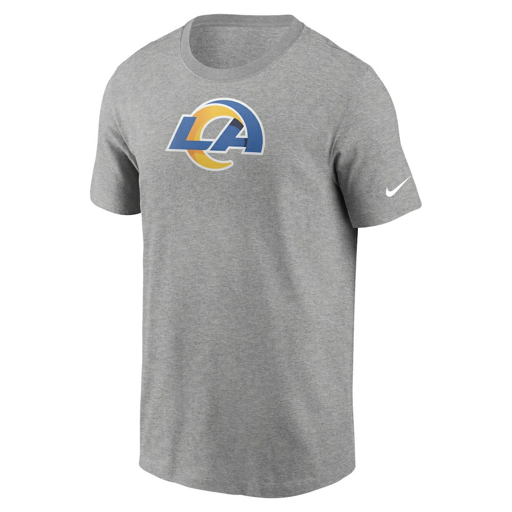 Los Angeles Rams Primetime Logo Essential T-Shirt Heather Gray | Nike for Sale