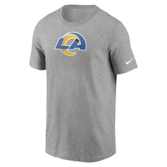 Los Angeles Rams Primetime Logo Essential T-Shirt Heather Gray | Nike for Sale