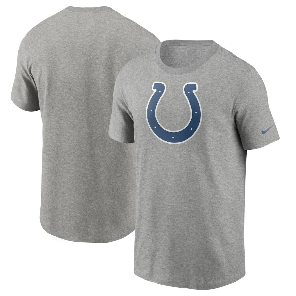Indianapolis Colts Primetime Logo Essential T-Shirt Heather Gray | Nike for Sale