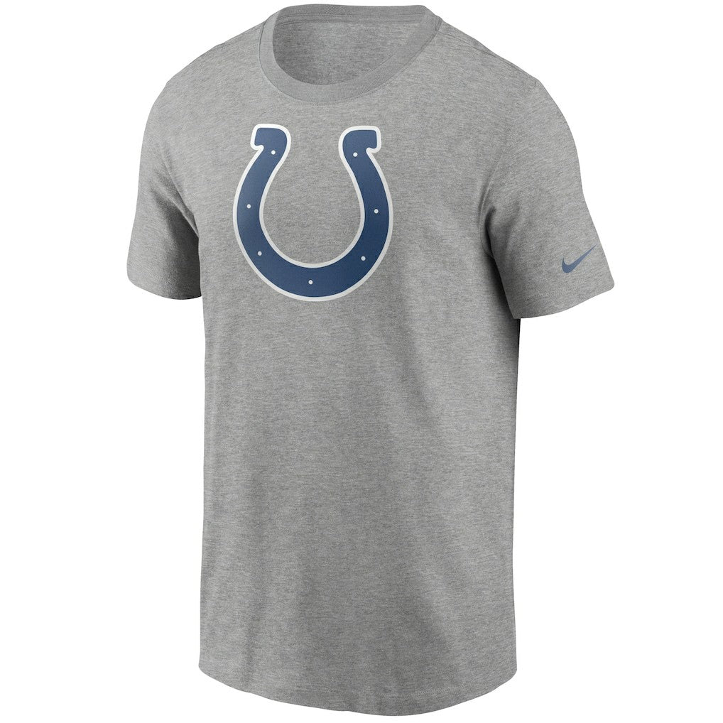 Indianapolis Colts Primetime Logo Essential T-Shirt Heather Gray | Nike for Sale