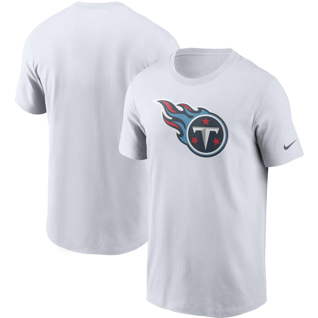 Tennessee Titans Primetime Logo Essential T-Shirt White | Nike for Sale