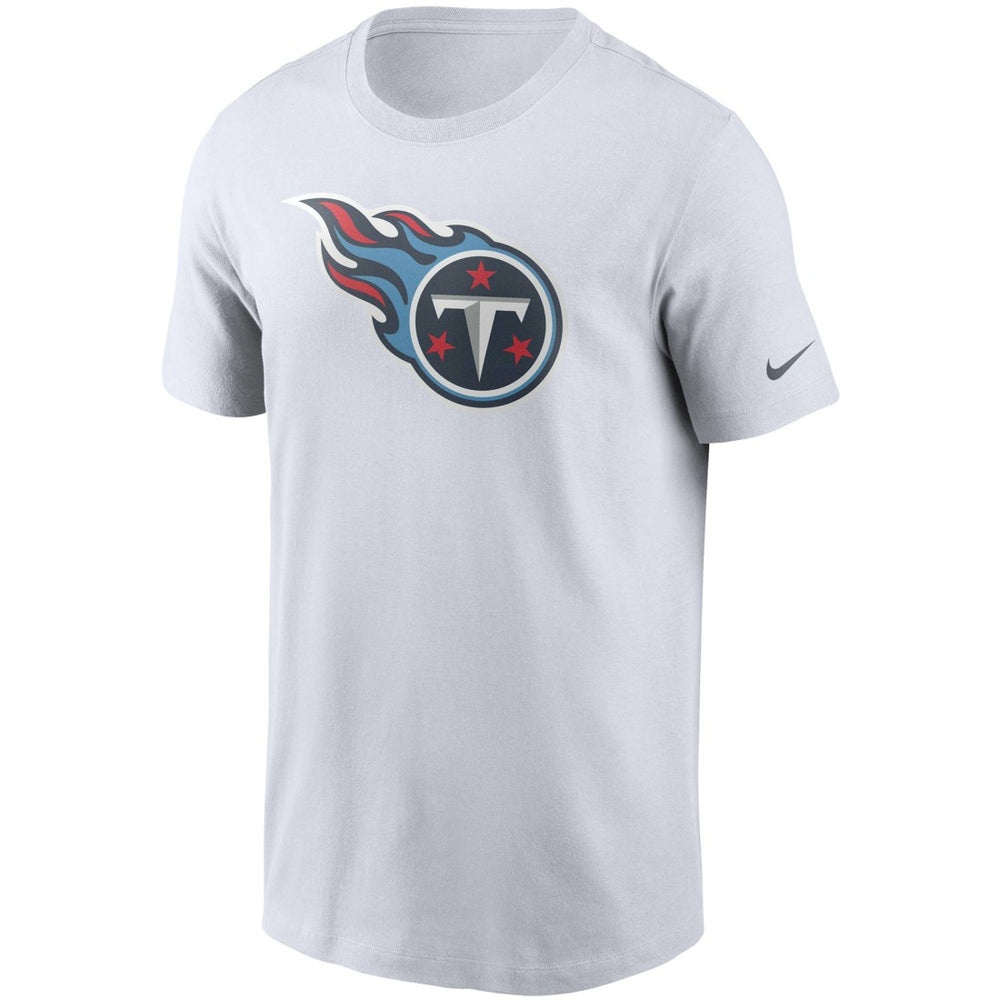 Tennessee Titans Primetime Logo Essential T-Shirt White | Nike for Sale
