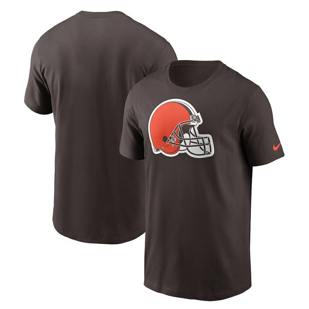 Cleveland Browns Primetime Logo Essential T-Shirt Brown | Nike for Sale