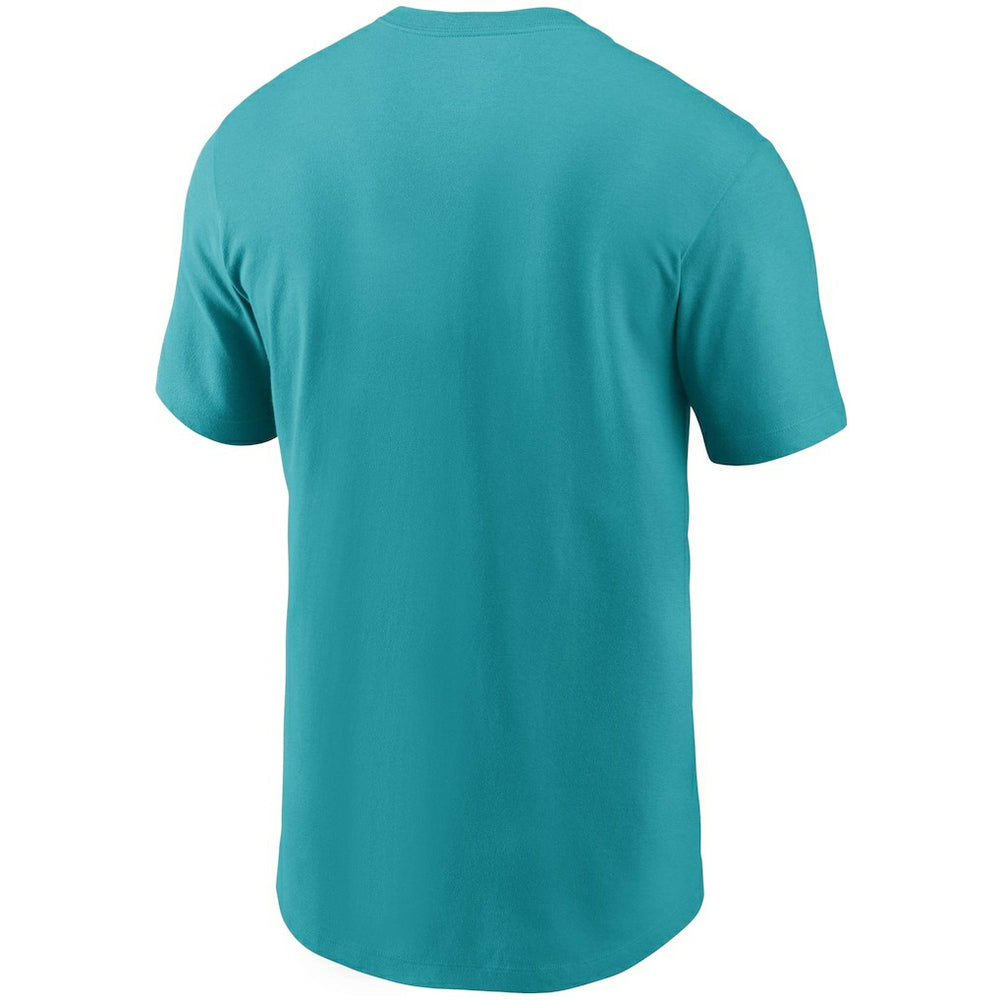 Miami Dolphins Primetime Logo Essential T-Shirt Aqua | Nike for Sale