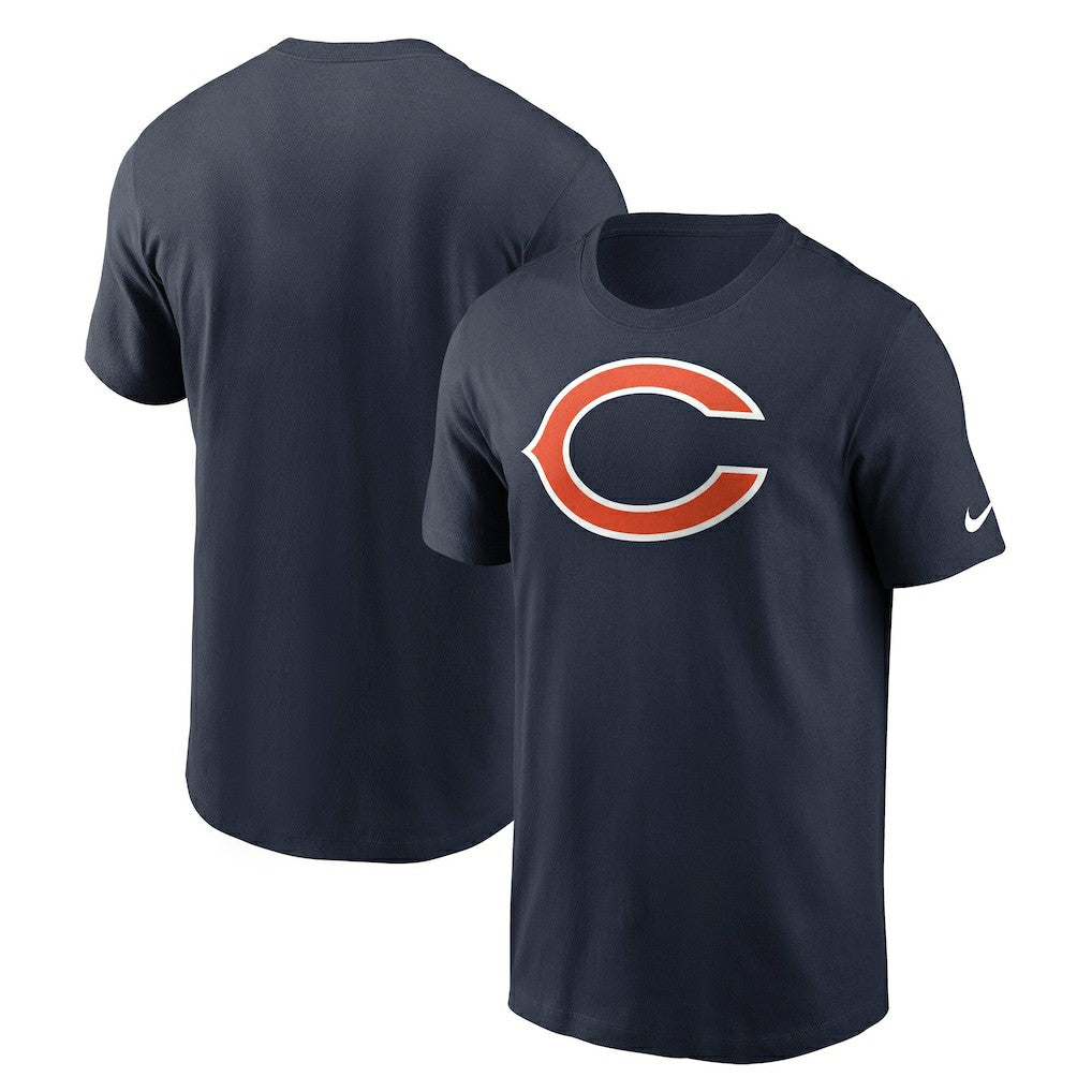 Chicago Bears Primetime Logo Essential T-Shirt Navy | Nike for Sale