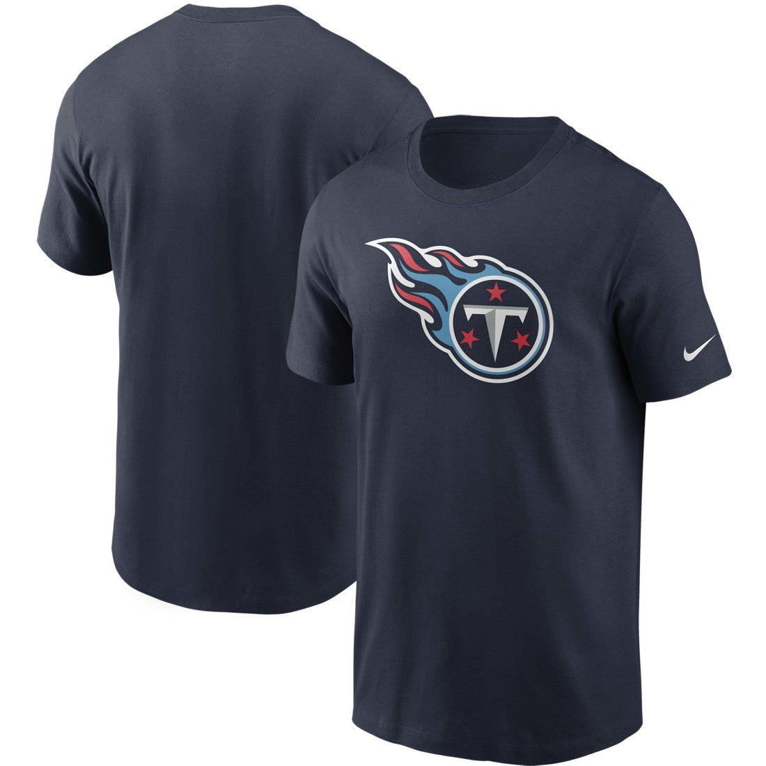 Tennessee Titans Primetime Logo Essential T-Shirt Navy | Nike for Sale