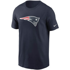 New England Patriots Primetime Logo Essential T-Shirt Navy | Nike for Sale
