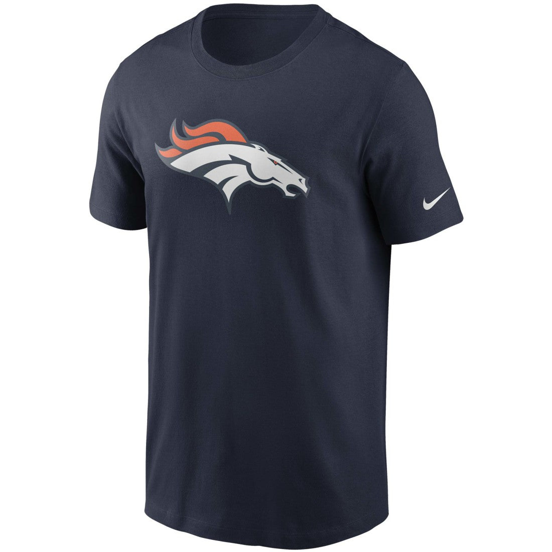 Denver Broncos Primetime Logo Essential T-Shirt Navy | Nike for Sale