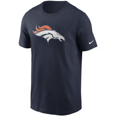 Denver Broncos Primetime Logo Essential T-Shirt Navy | Nike for Sale