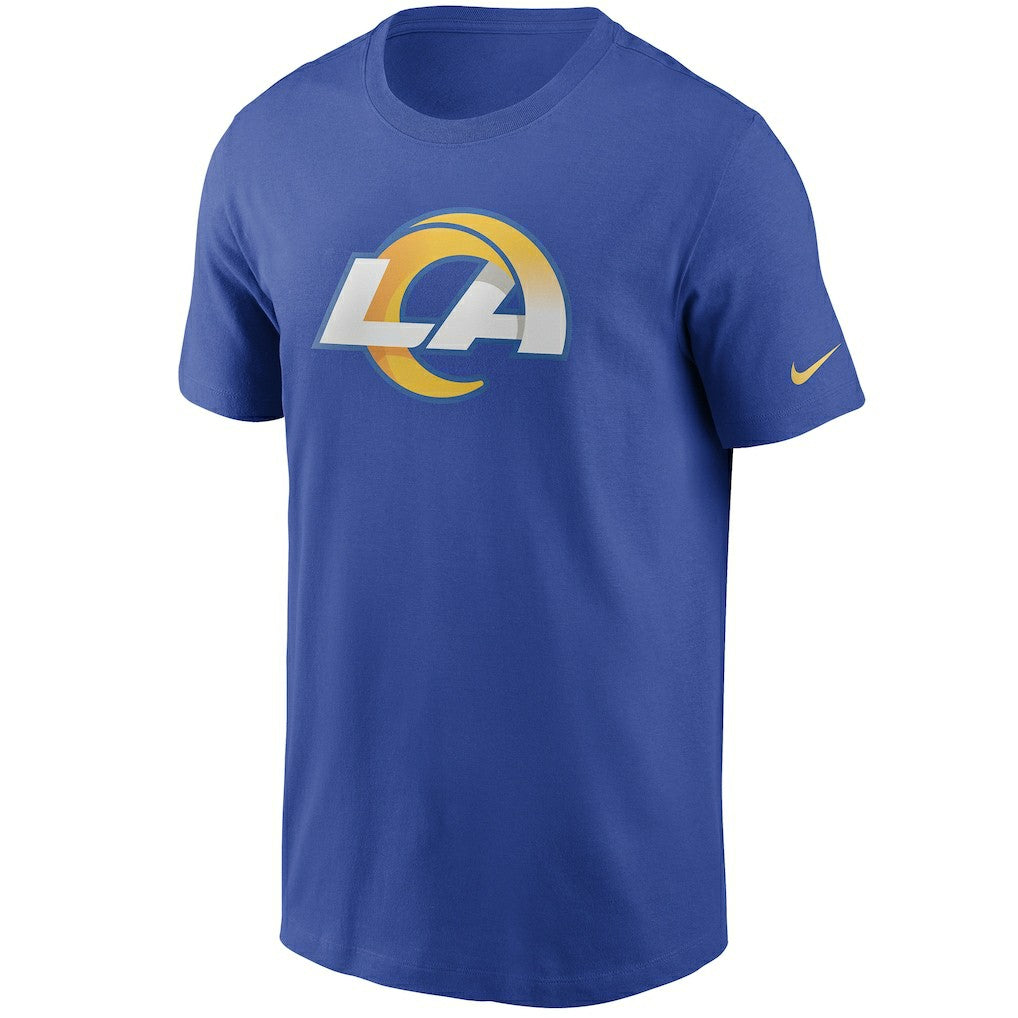 Los Angeles Rams Primetime Logo Essential T-Shirt Royal | Nike for Sale