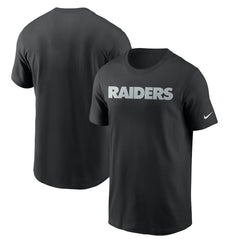 Las Vegas Raiders Team Wordmark T-Shirt Black | Nike for Sale