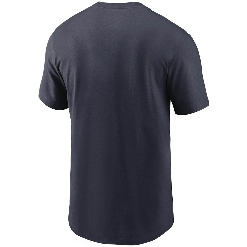 Chicago Bears Team Wordmark T-Shirt Navy | Nike for Sale