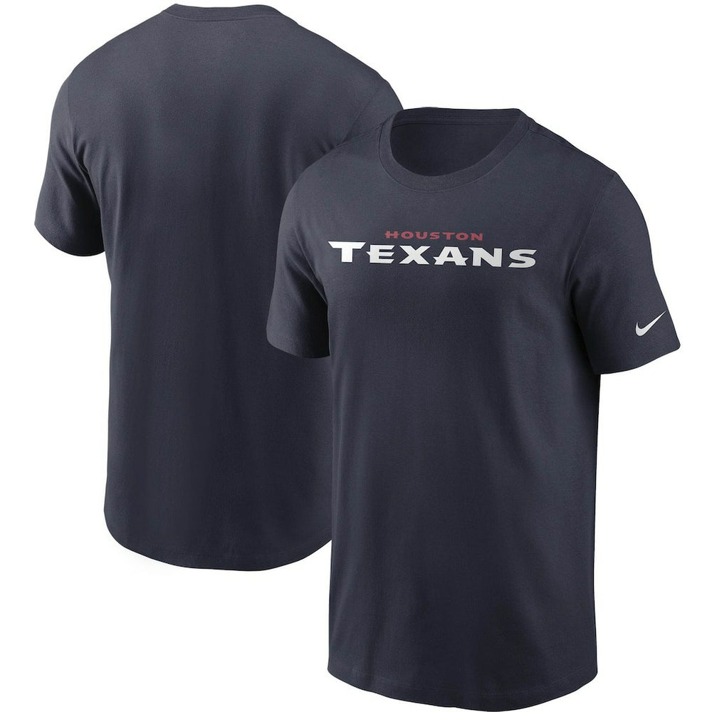 Houston Texans Team Wordmark T-Shirt Navy | Nike for Sale