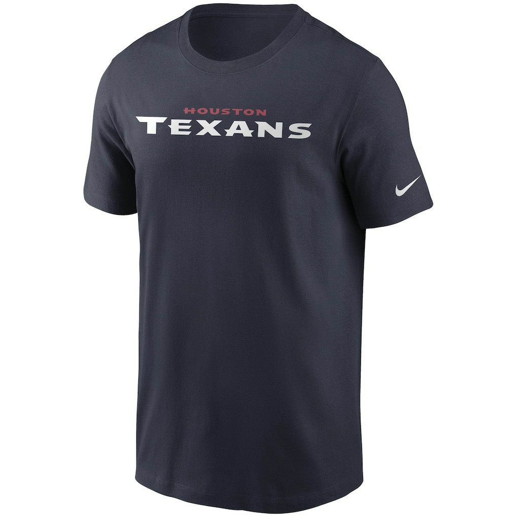 Houston Texans Team Wordmark T-Shirt Navy | Nike for Sale