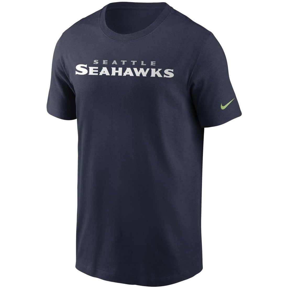 Seattle Seahawks Team Wordmark T-Shirt College Navy | Nike for Sale